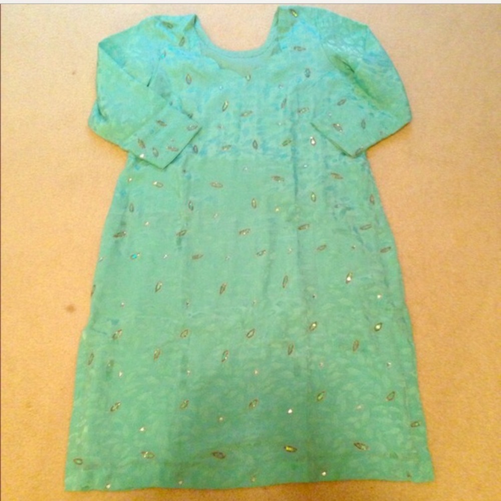 Salwar kameez teal